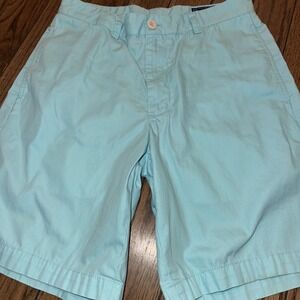 Vineyard Vines Aqua Men's Club Short Size 30 Golf 8.5" Inseam Cotton